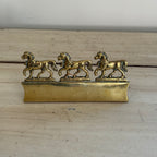 Prancing Horse Trio Harness/Belt Ornament