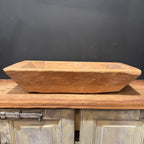 Antique Wooden Dough Bowl