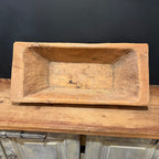 Antique Wooden Dough Bowl