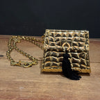 Debbie J Palmer 18K Gold Dipped Evening Bag