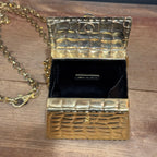 Debbie J Palmer 18K Gold Dipped Evening Bag