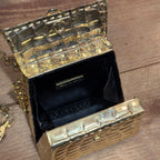 Debbie J Palmer 18K Gold Dipped Evening Bag