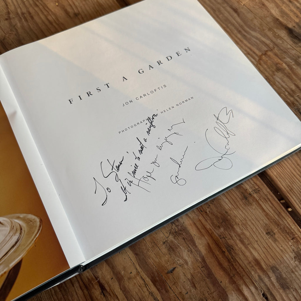 First a Garden, signed