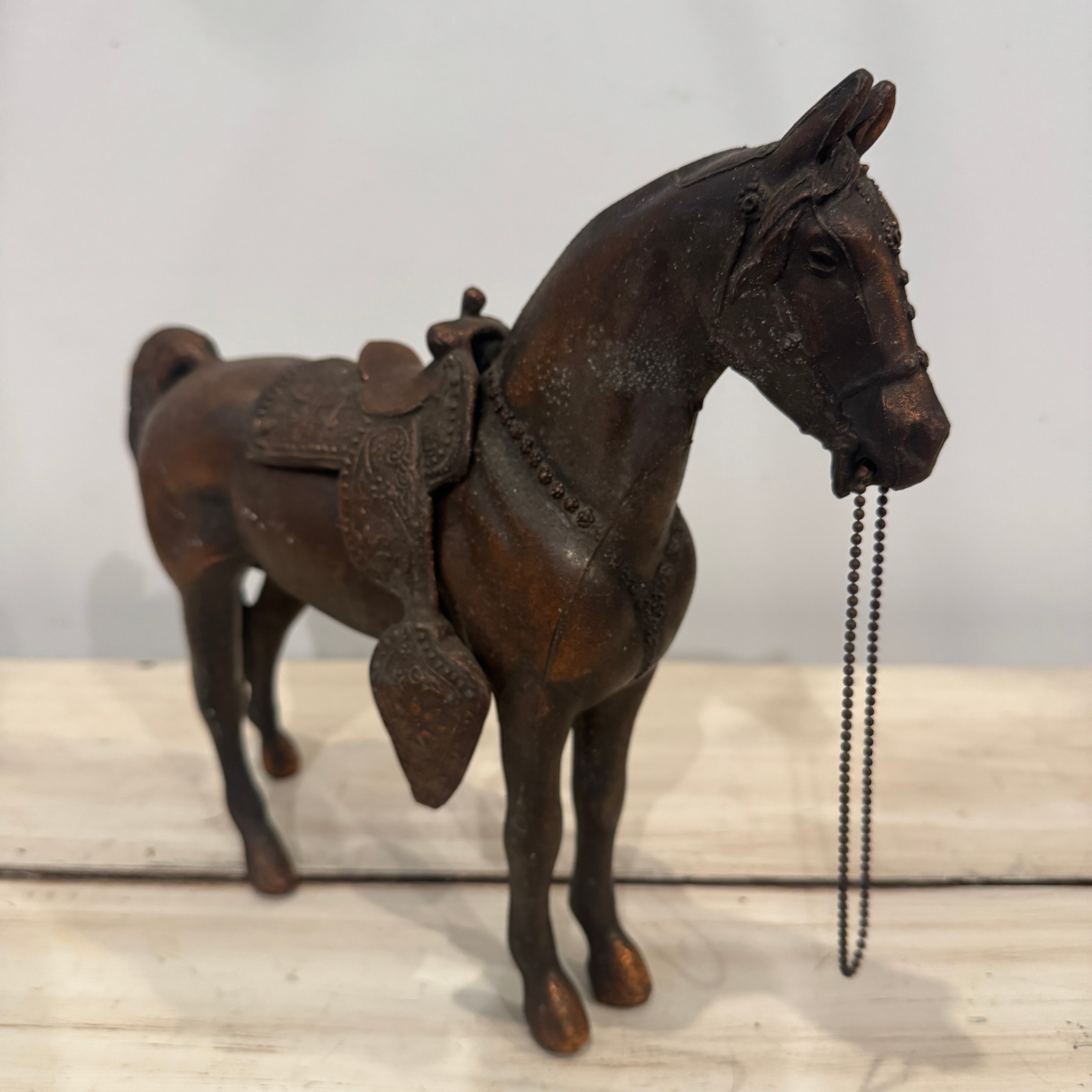 Copper Horse Figure