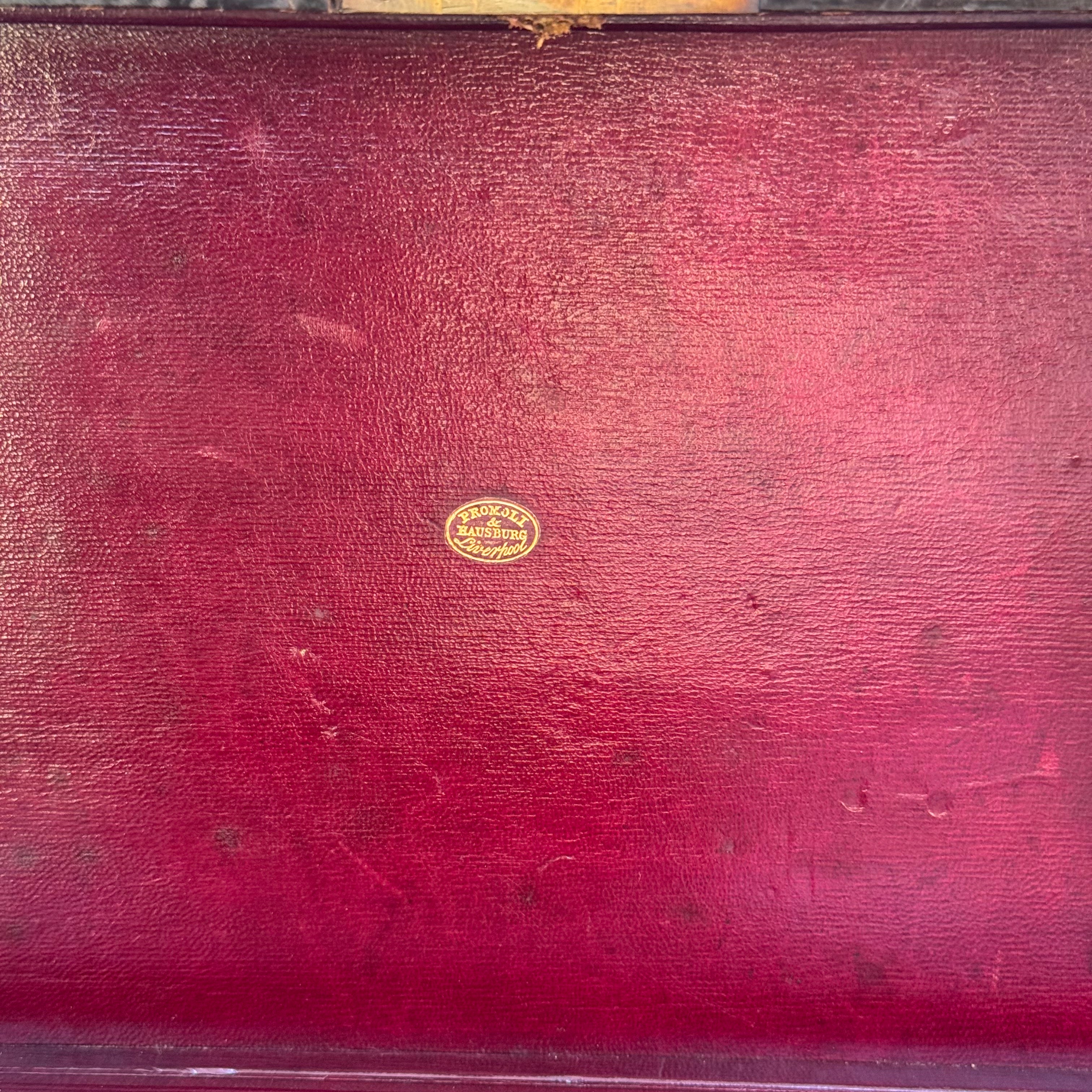 Antique English Rosewood Dressing Box