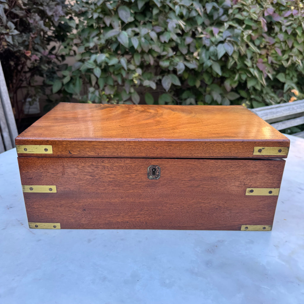 Antique English Mahogany Writing Slope