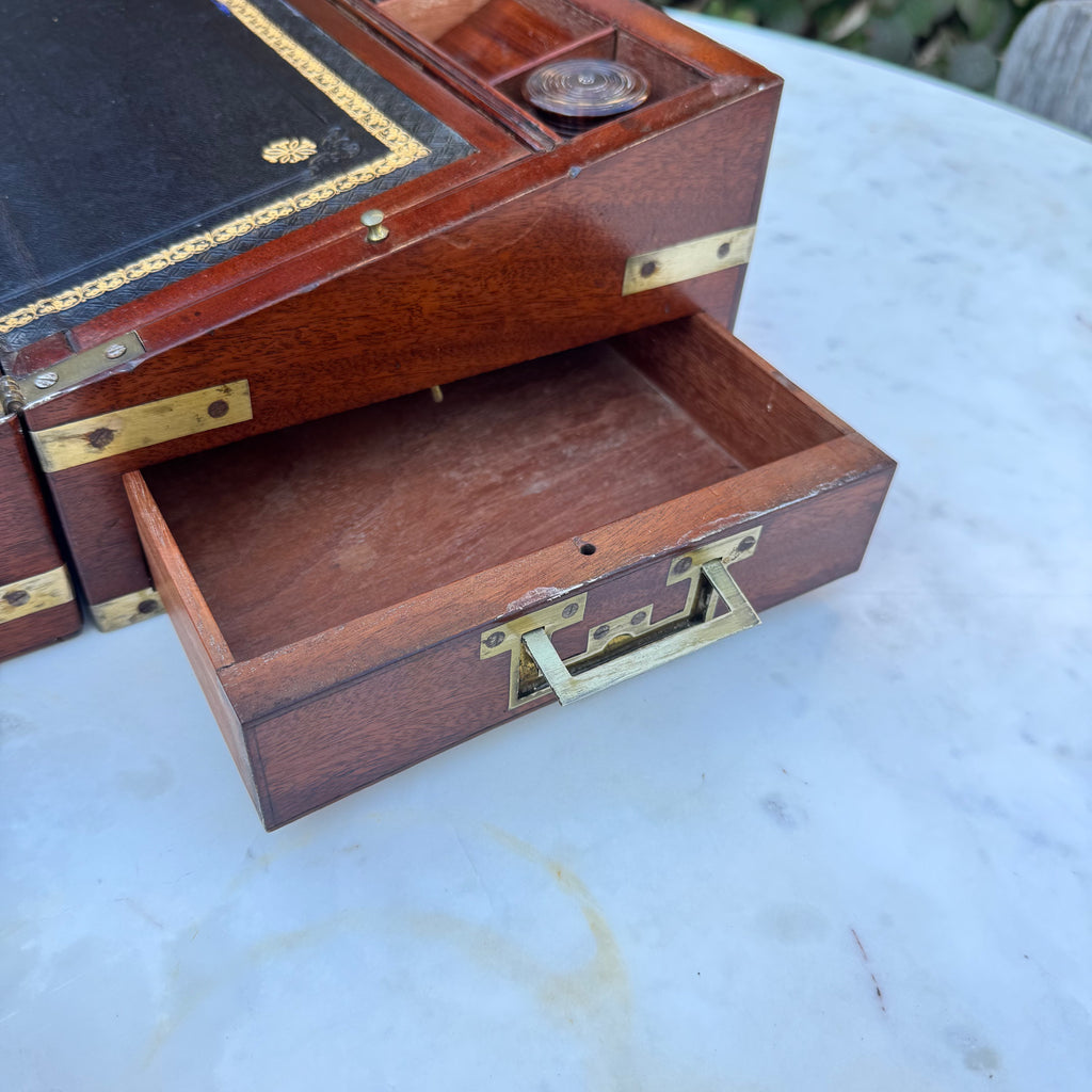 Antique English Mahogany Writing Slope
