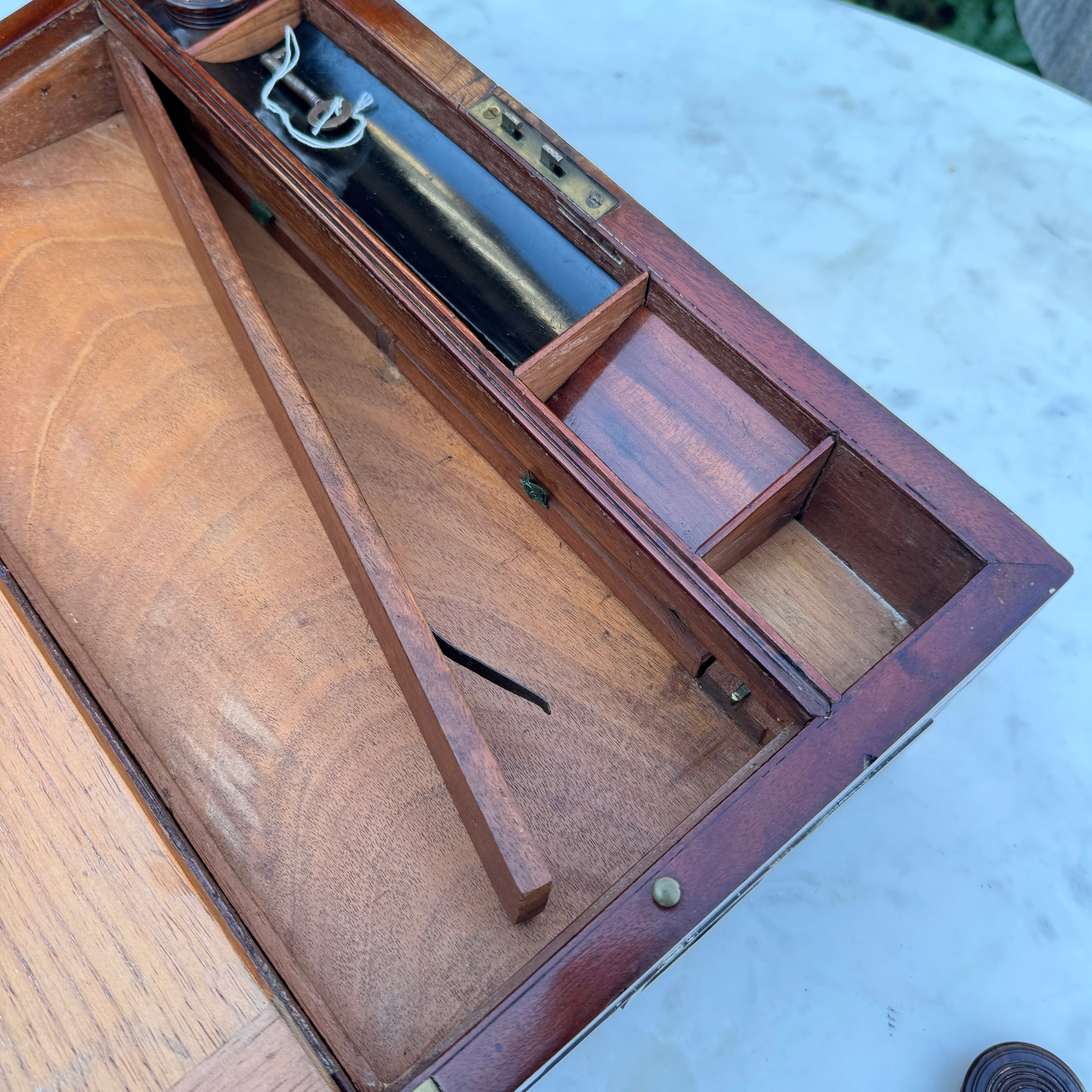 Antique English Mahogany Writing Slope