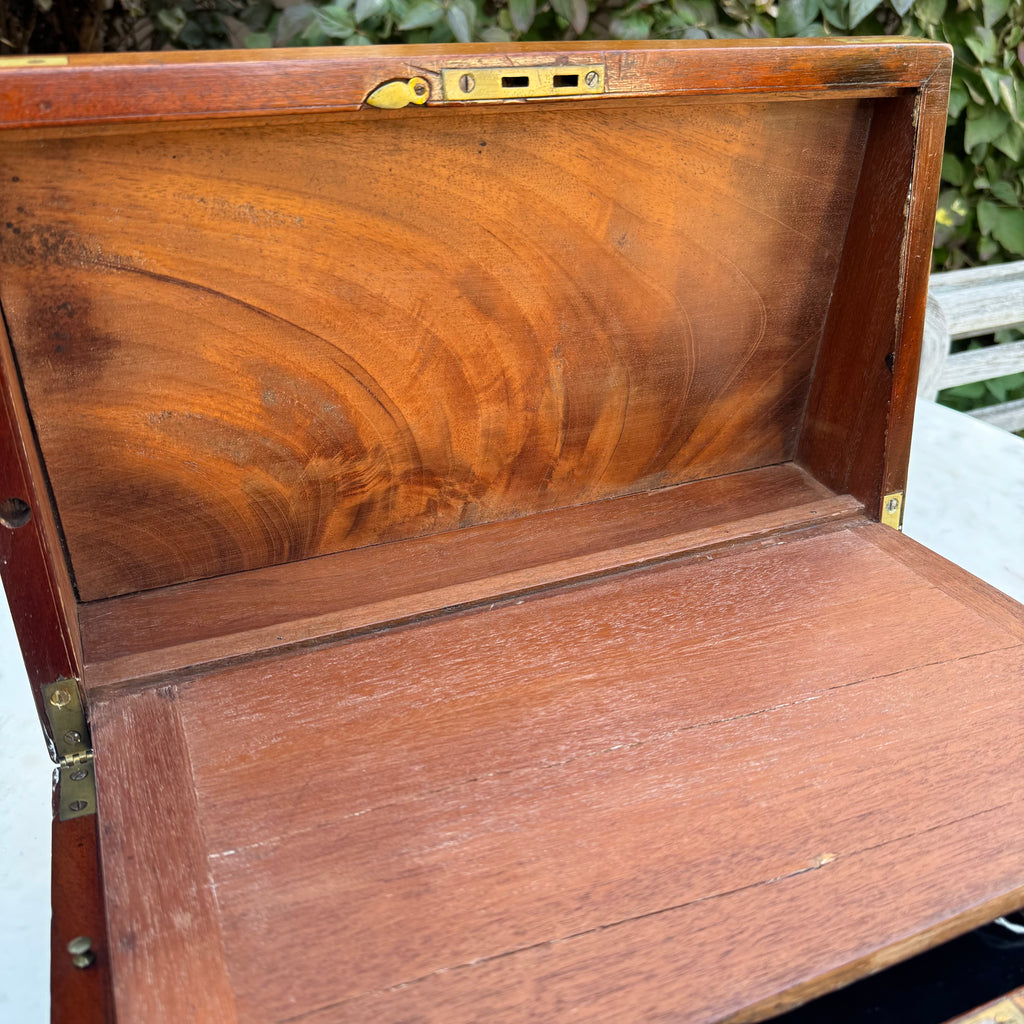 Antique English Mahogany Writing Slope