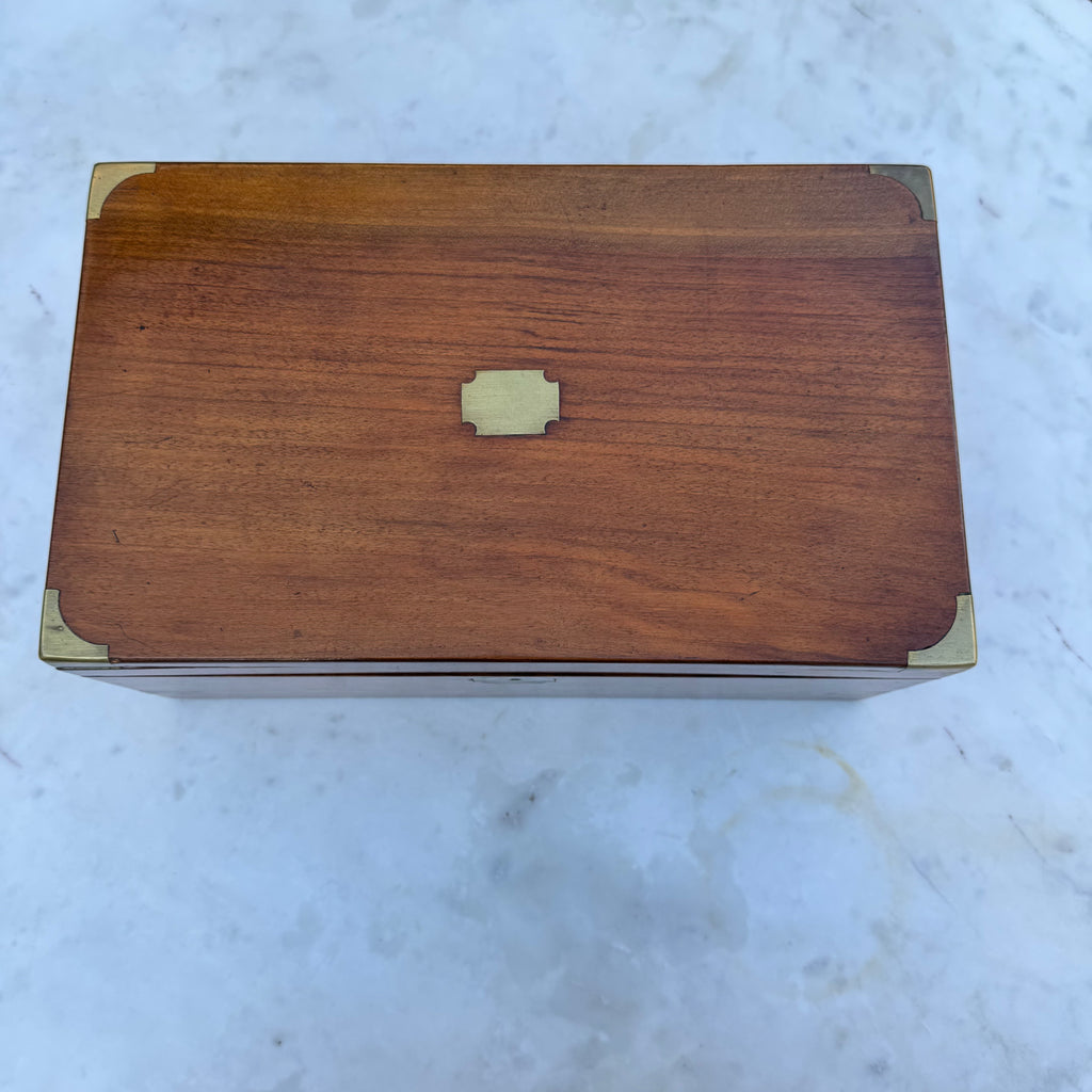 Antique Victorian Mahogany Writing Slope