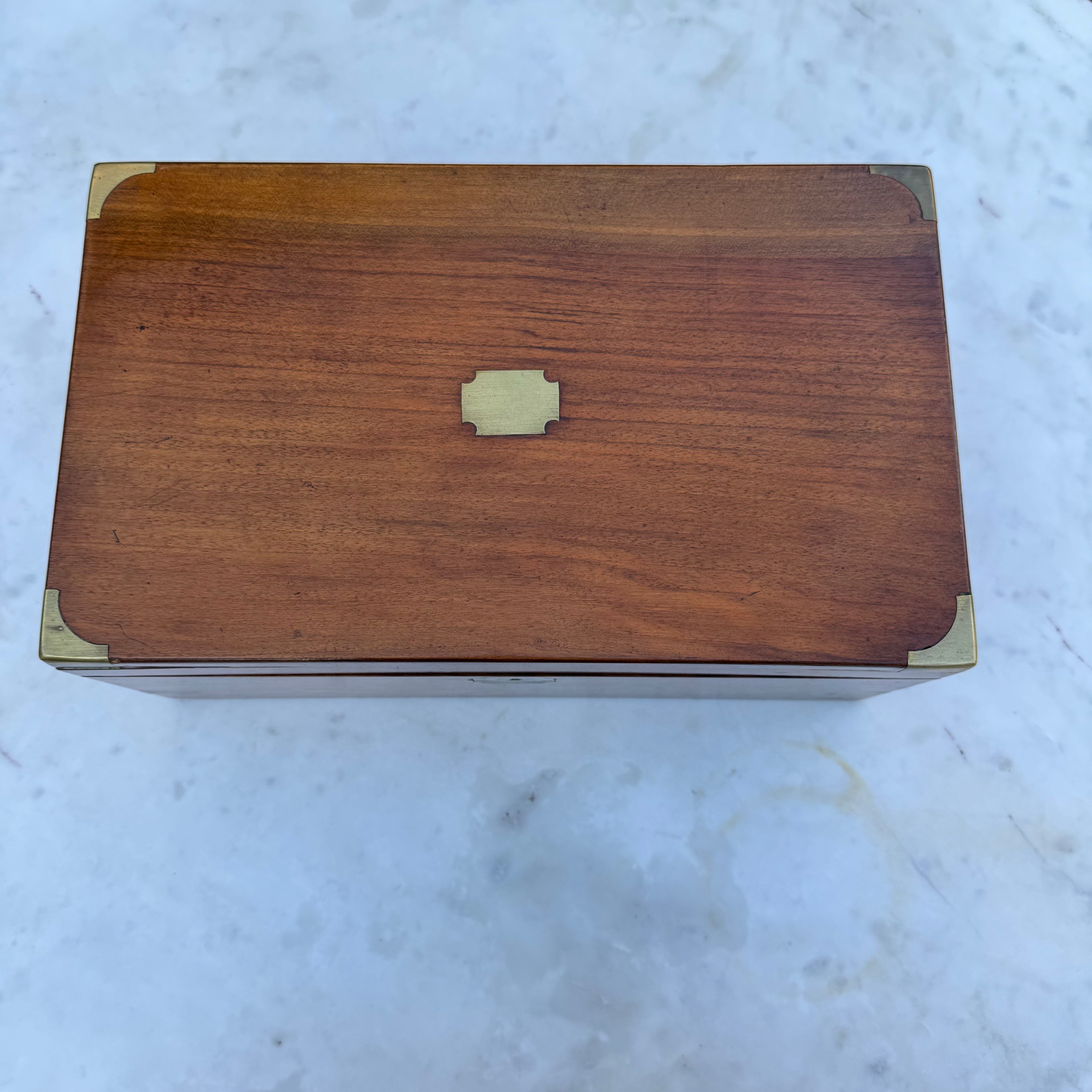 Antique Victorian Mahogany Writing Slope