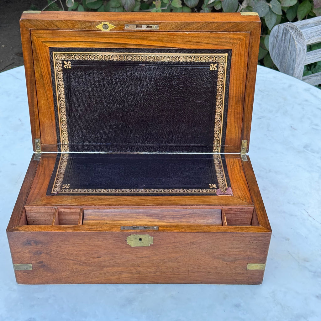Antique Victorian Mahogany Writing Slope