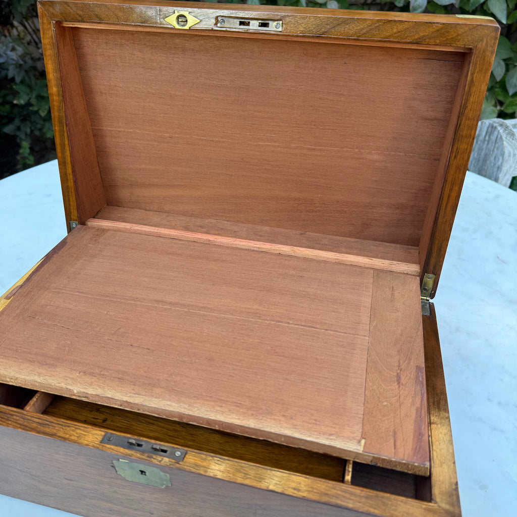 Antique Victorian Mahogany Writing Slope