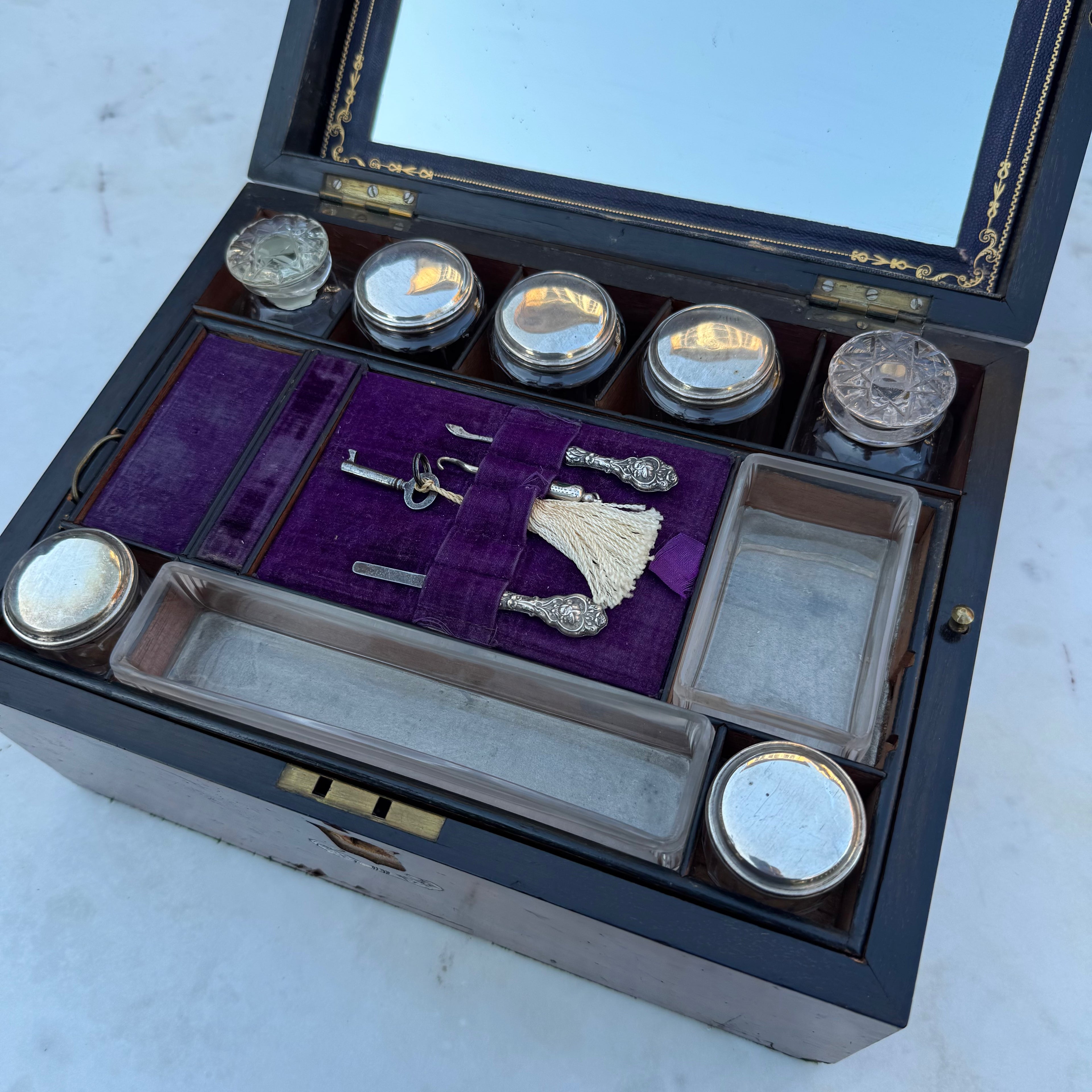 Antique Victorian Coromandel Dressing Box