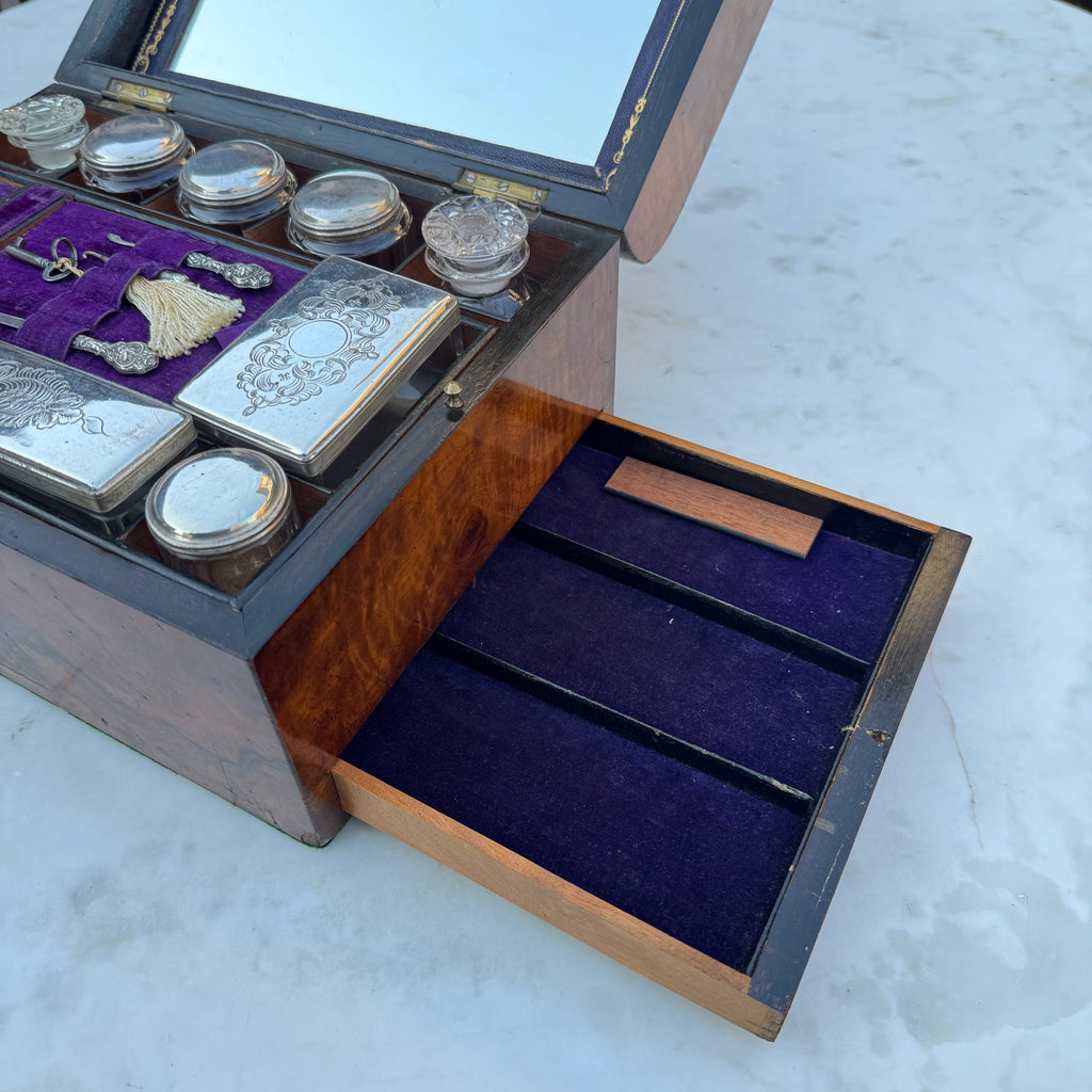 Antique Victorian Coromandel Dressing Box