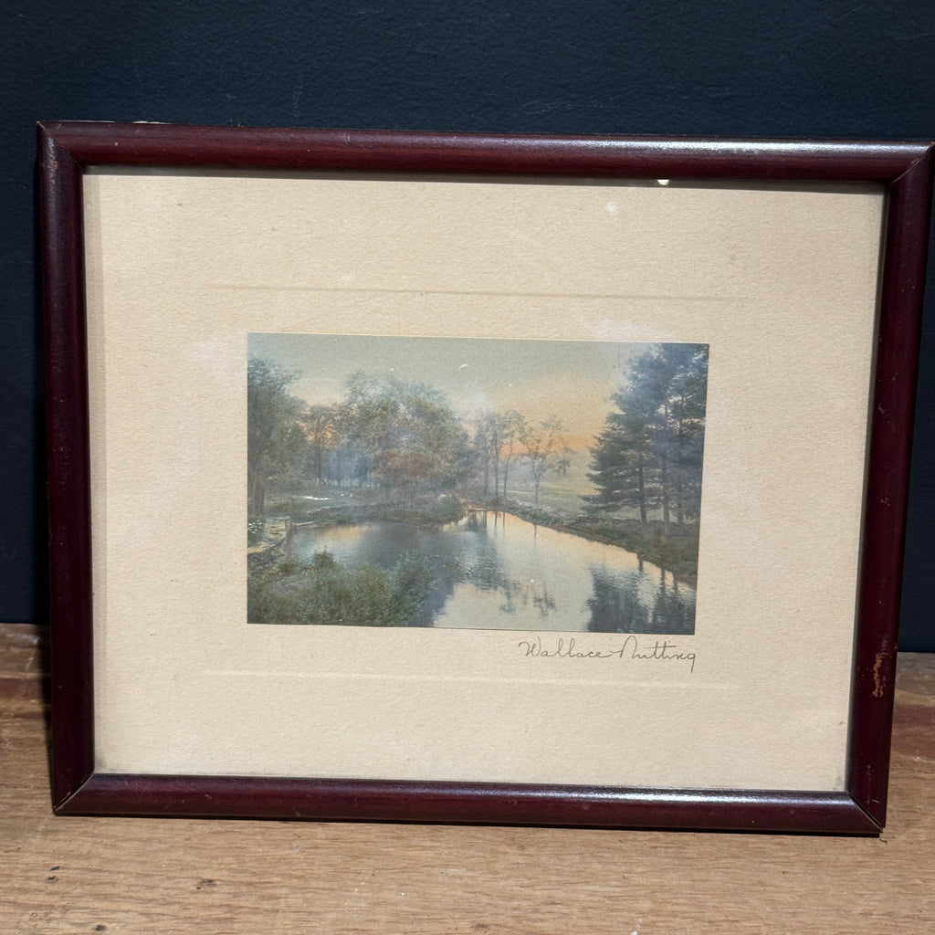 Wallace Nutting “Barre Brook” Framed Landscape Print