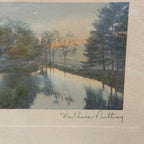 Wallace Nutting “Barre Brook” Framed Landscape Print