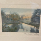 Wallace Nutting “Barre Brook” Framed Landscape Print