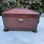 Antique Regency Sarcophagus Tea Caddy