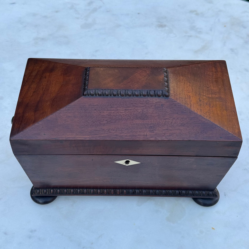 Antique Regency Sarcophagus Tea Caddy