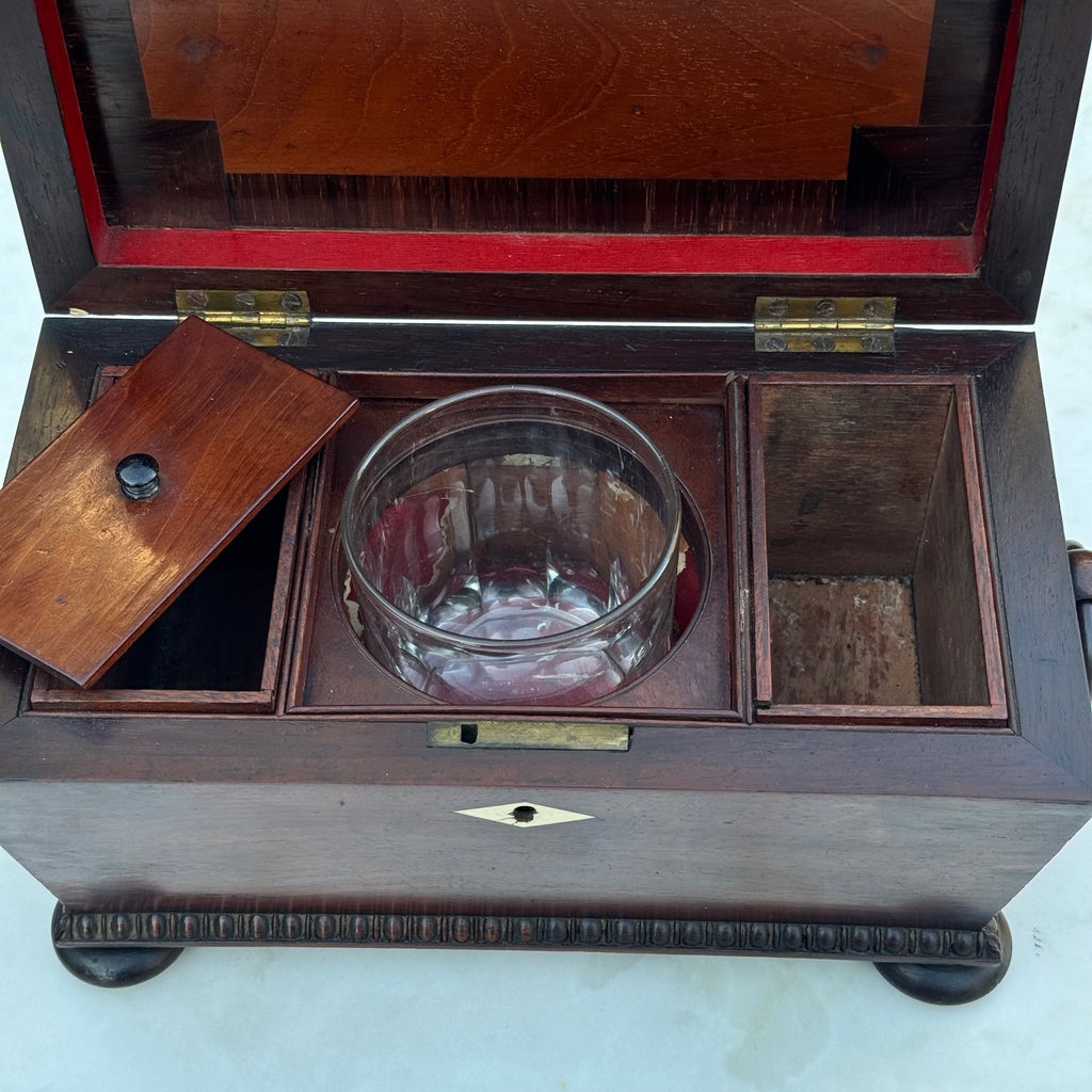 Antique Regency Sarcophagus Tea Caddy