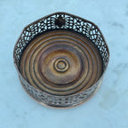 English Antique Victorian Wine Coaster