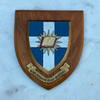 Vintage British Heraldic Shield Plaque