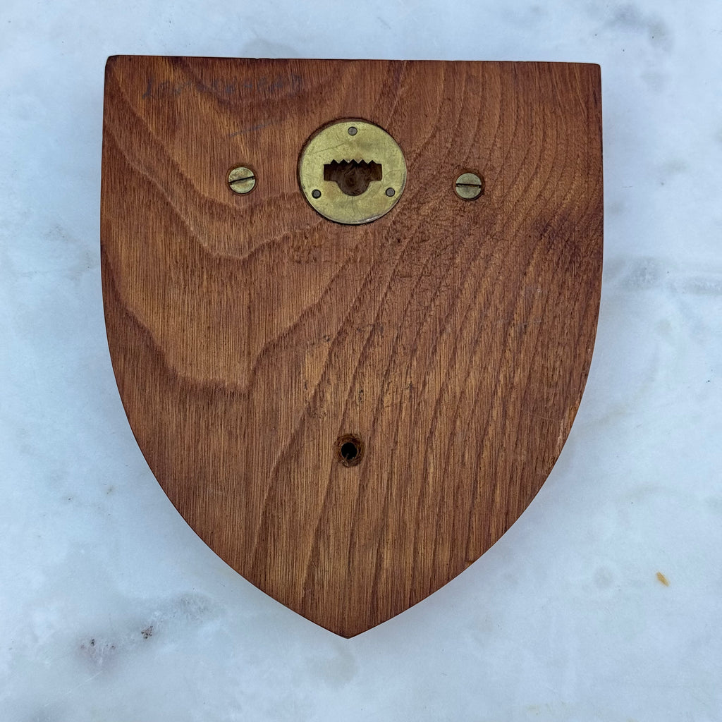 Vintage British Heraldic Shield Plaque