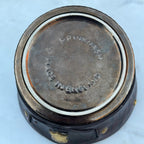 Vintage Prinknash Brass & Leather Coaster/Bowl
