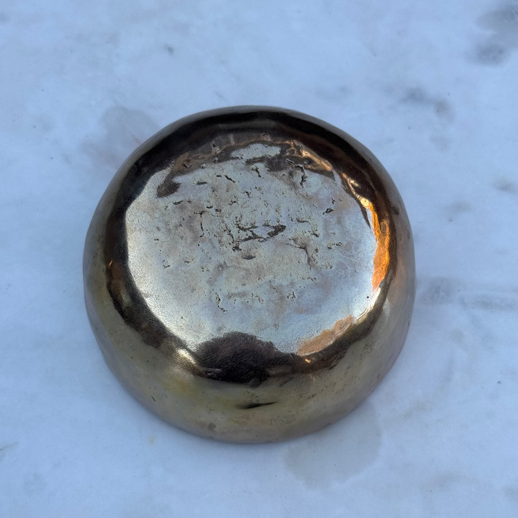 Hammered Brass Bowl