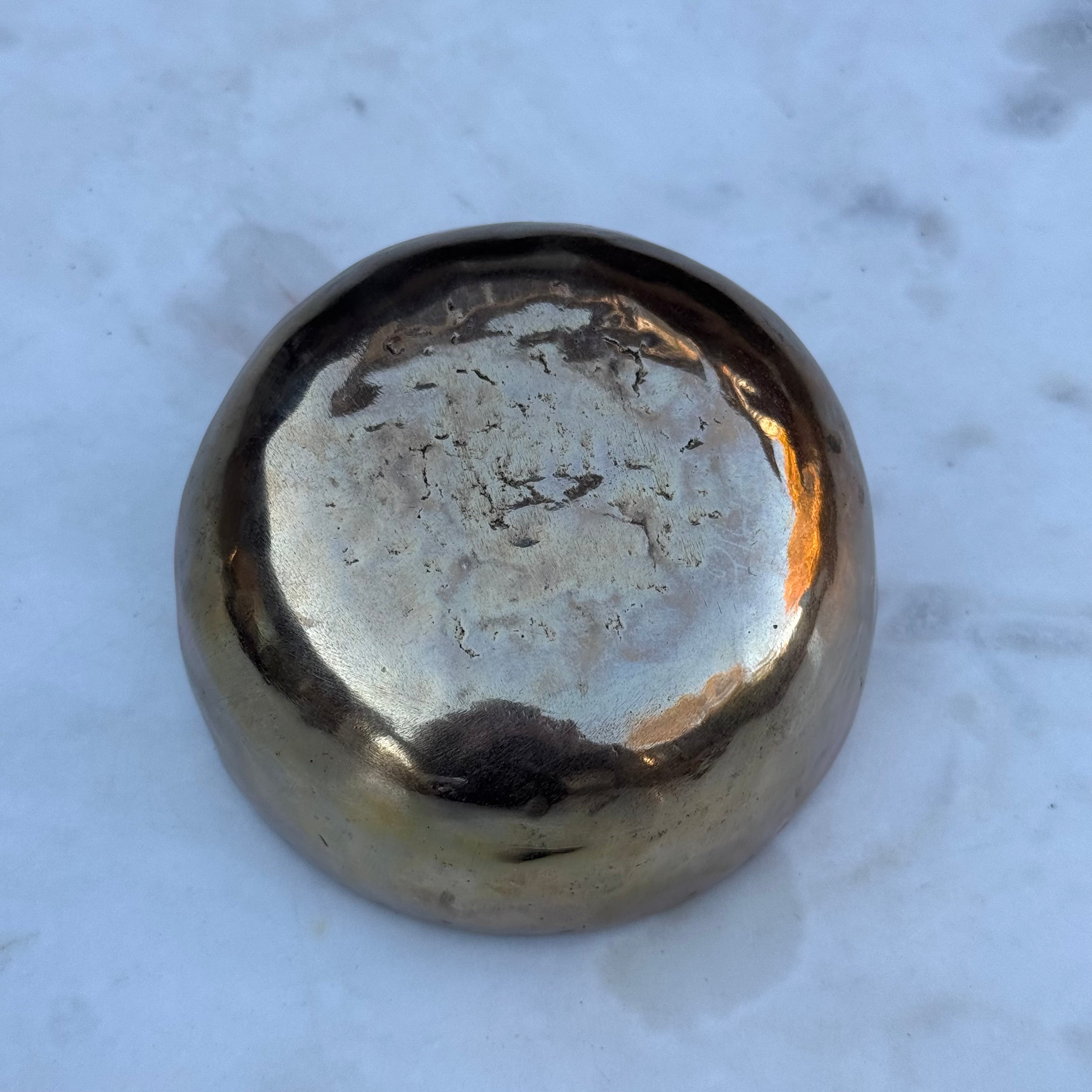 Hammered Brass Bowl
