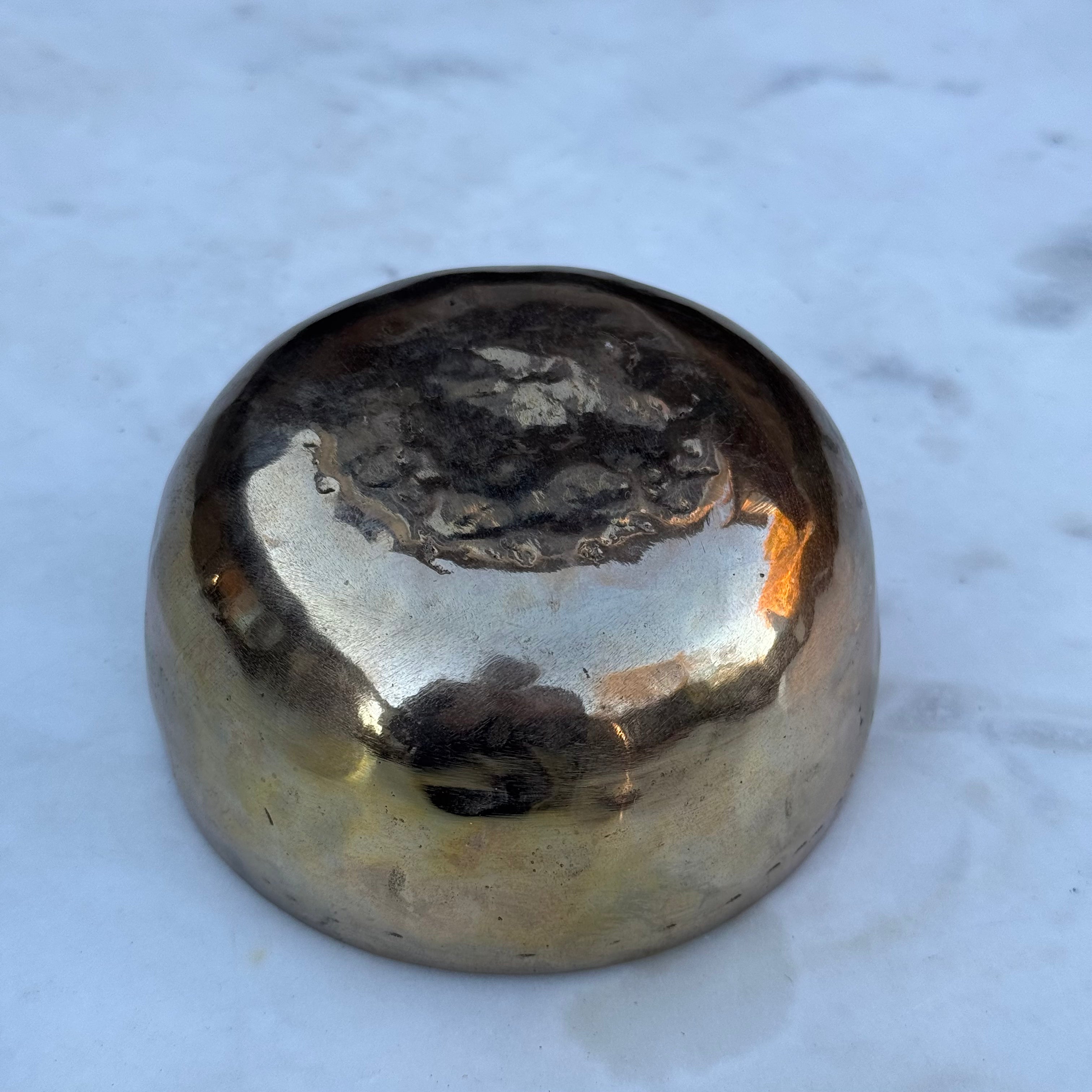 Hammered Brass Bowl