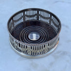 English Silver Plated Wine Coaster by Viners