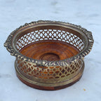 Antique English Wine Coaster