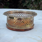 Antique English Wine Coaster