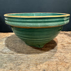 1920s McCoy Green Glazed Mixing Bowl