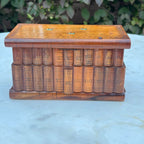 Antique Italian Sorrento Ware Olive Wood Jewelry Box