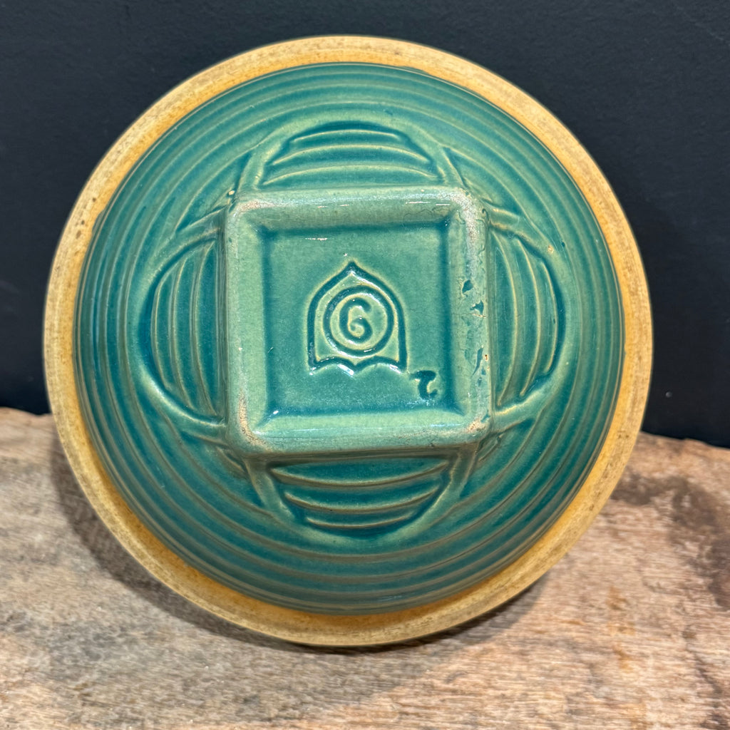 1920s McCoy Green Glazed Mixing Bowl