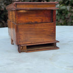 Antique Italian Sorrento Ware Olive Wood Jewelry Box