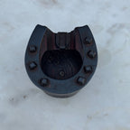 Vintage Horseshoe Wooden Pipe Rest