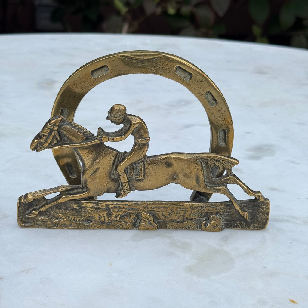 English Equestrian Letter Rack