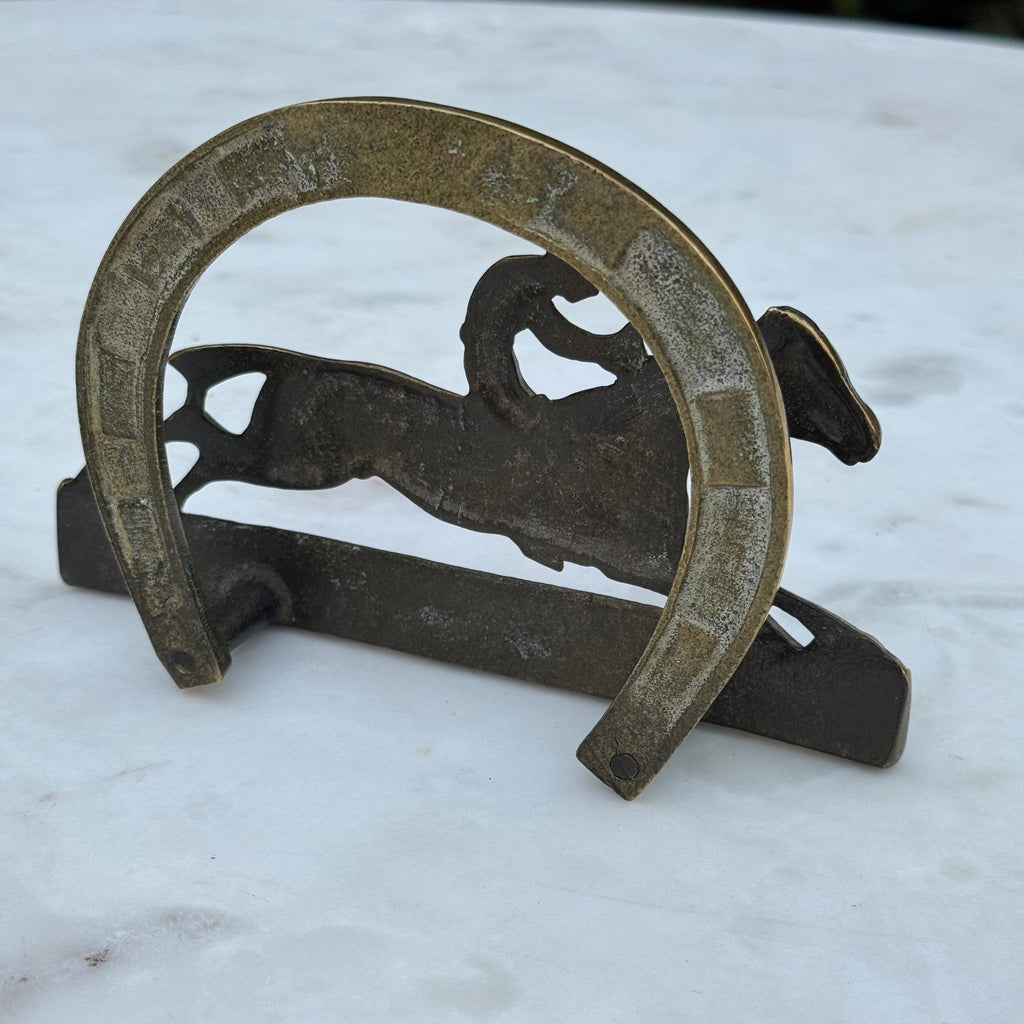 English Equestrian Letter Rack