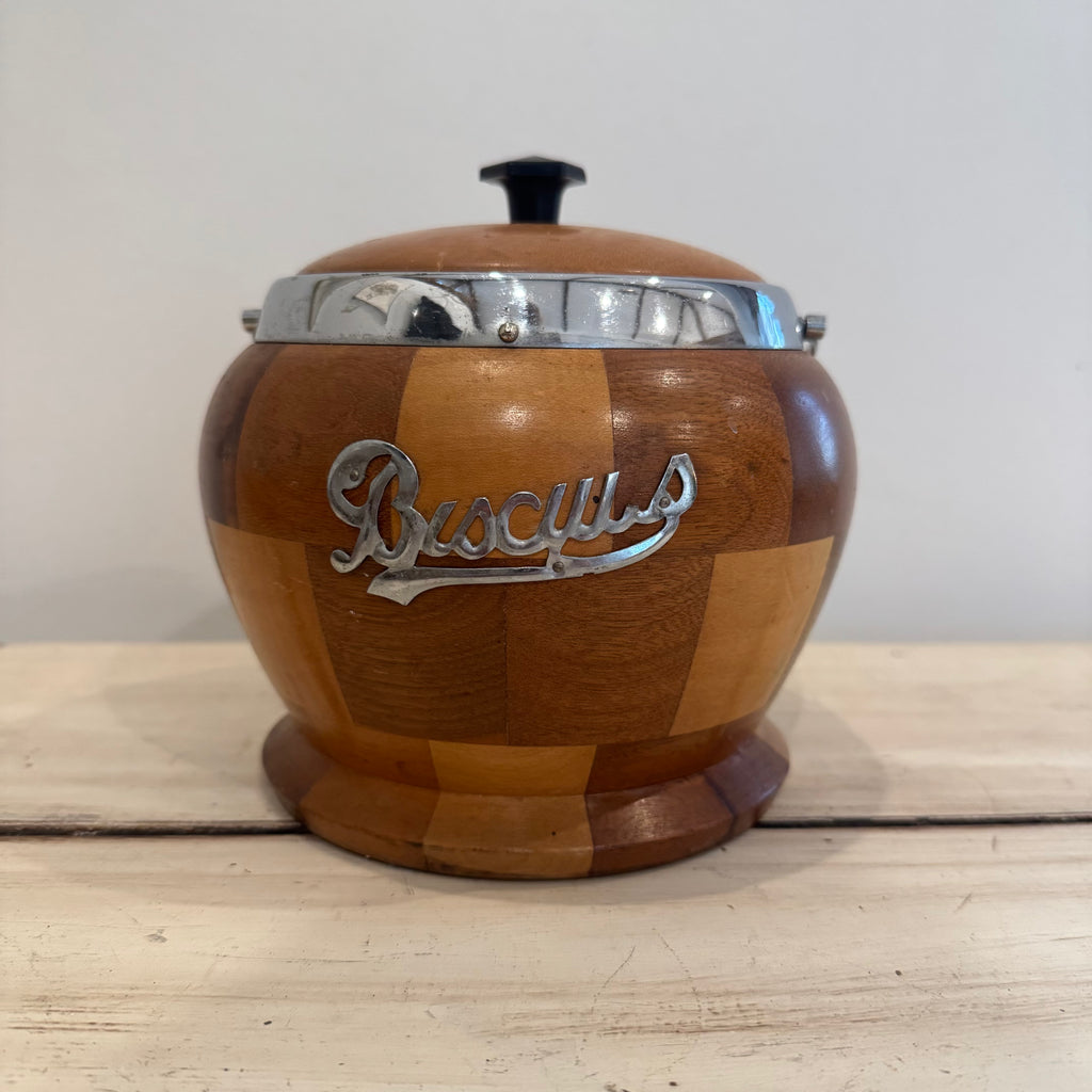Lancraft Woodware Biscuit Barrel