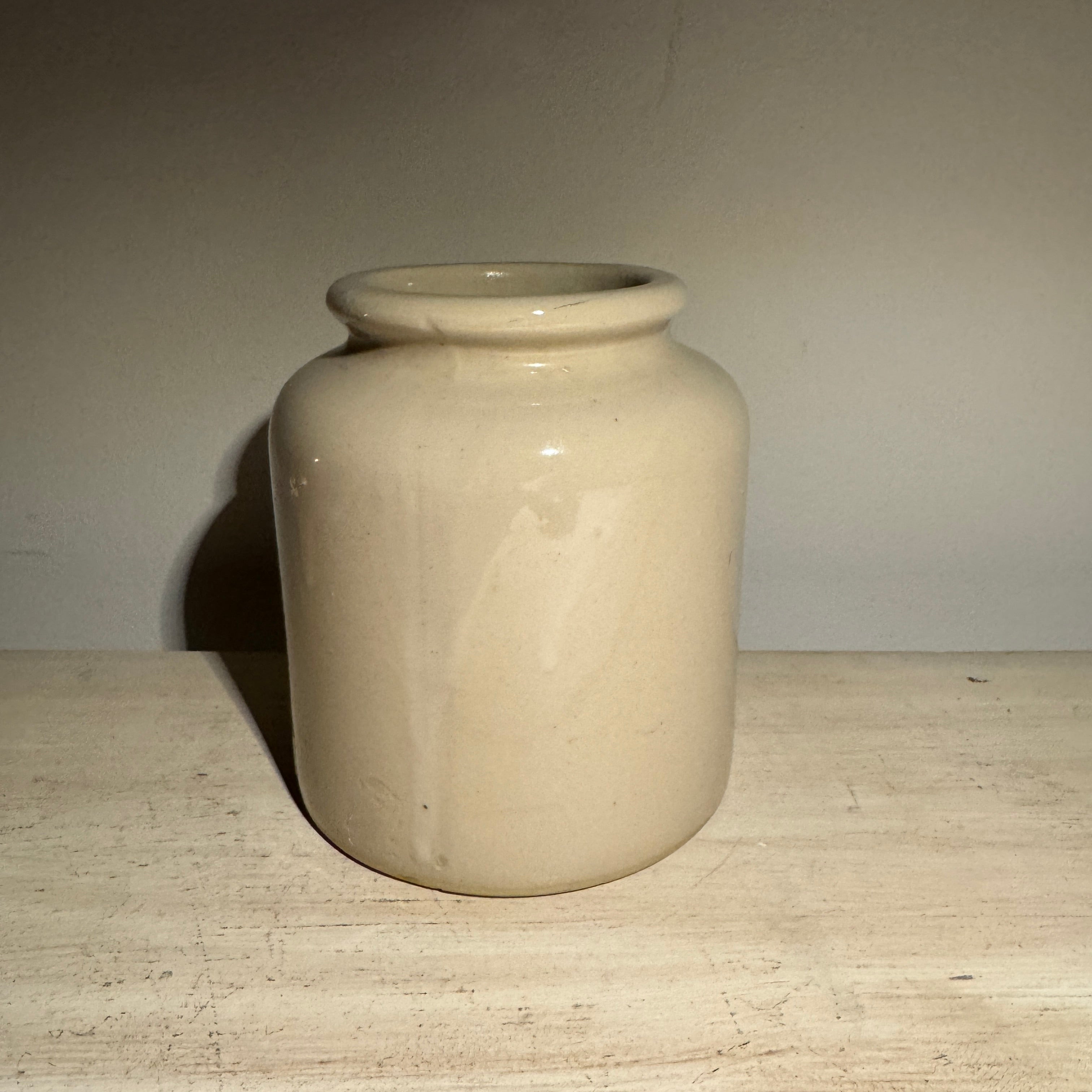 Antique French Lagny Mustard Pot