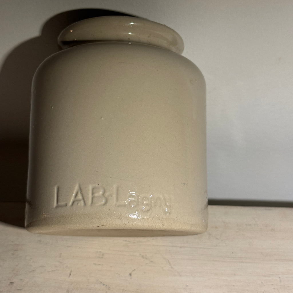 Antique French Lagny Mustard Pot