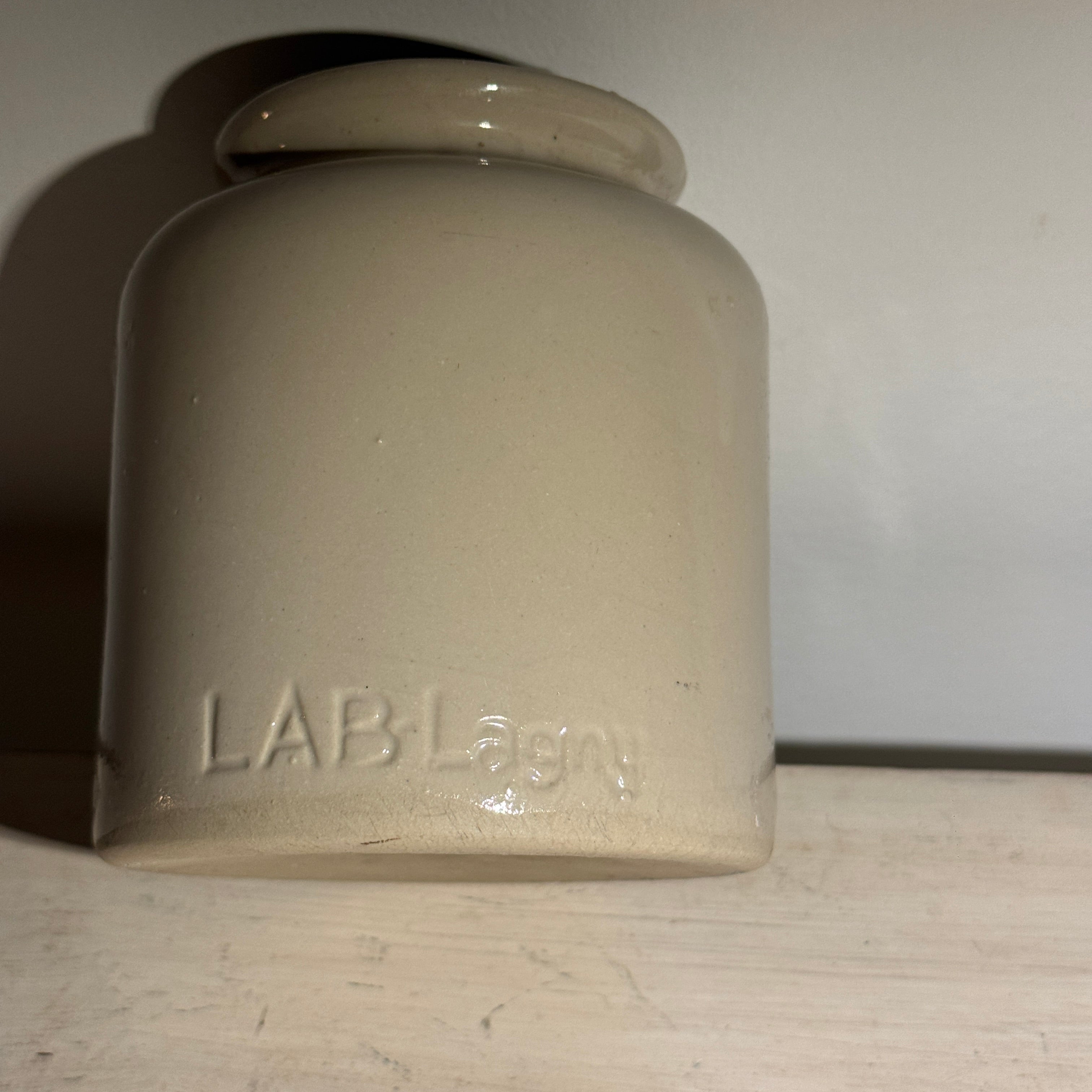 Antique French Lagny Mustard Pot