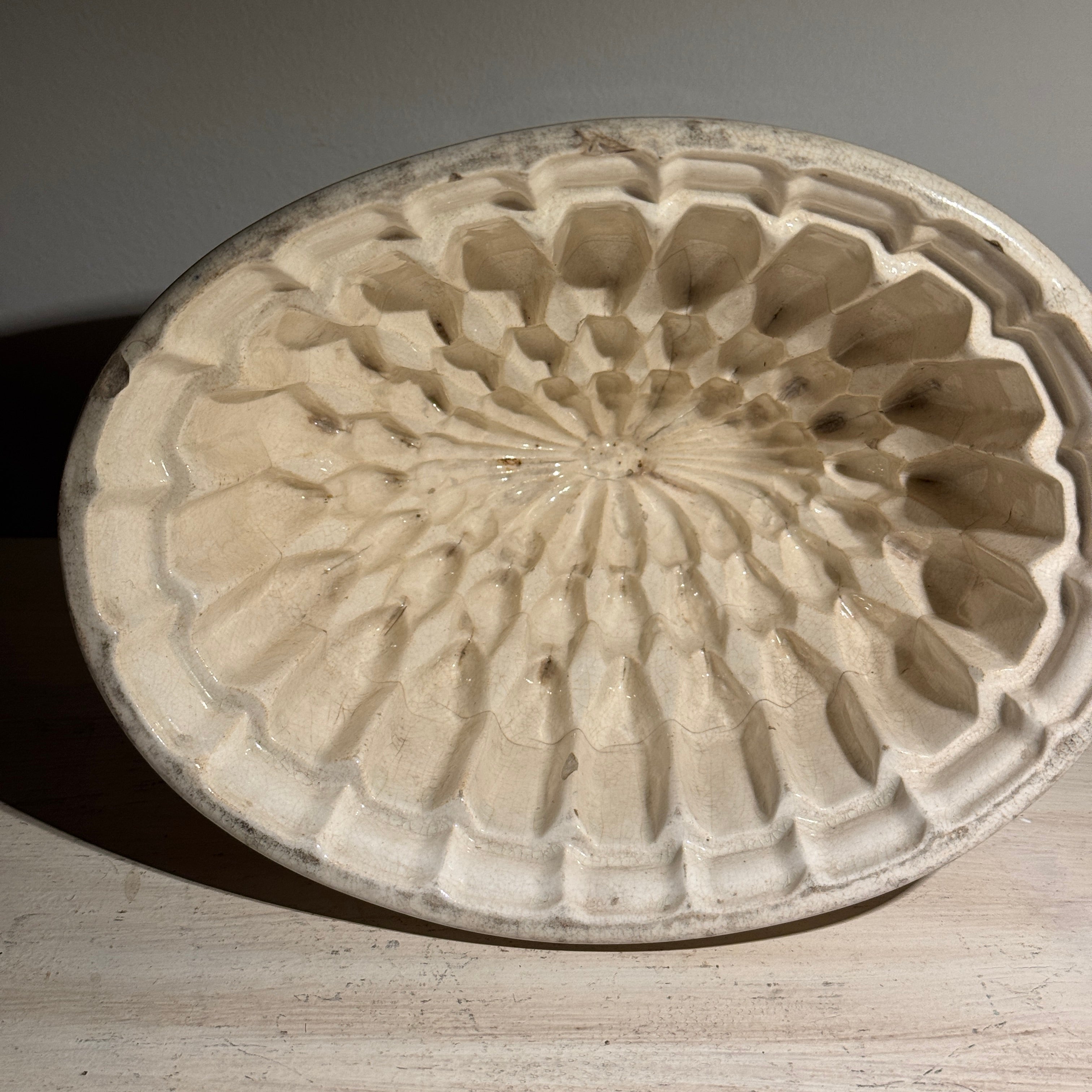 Antique Fluted Pudding Mold