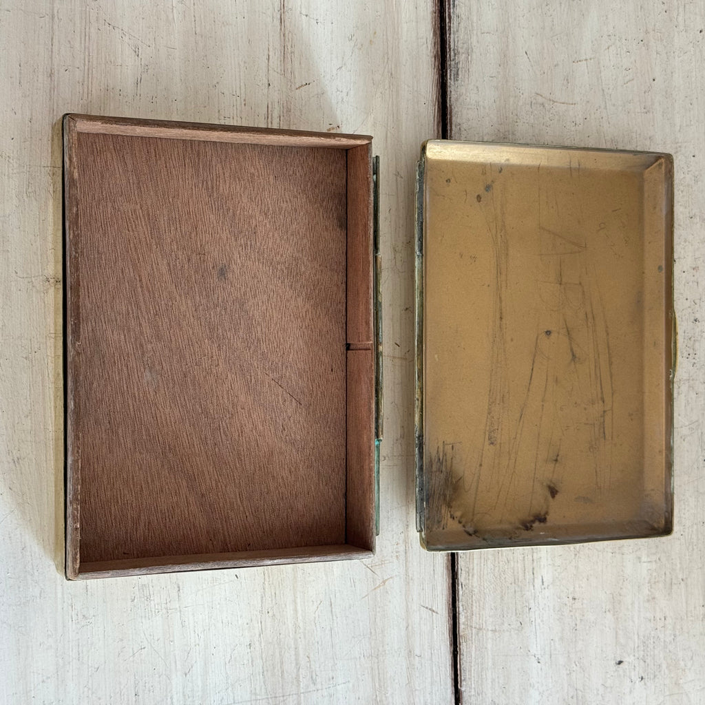 State Express Cigarettes Brass Cigarette Box – Made in England *as found