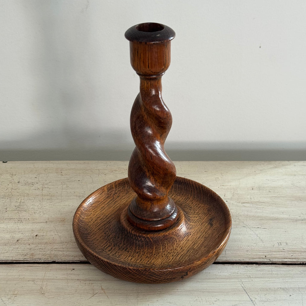 English Barley Twist Candlestick
