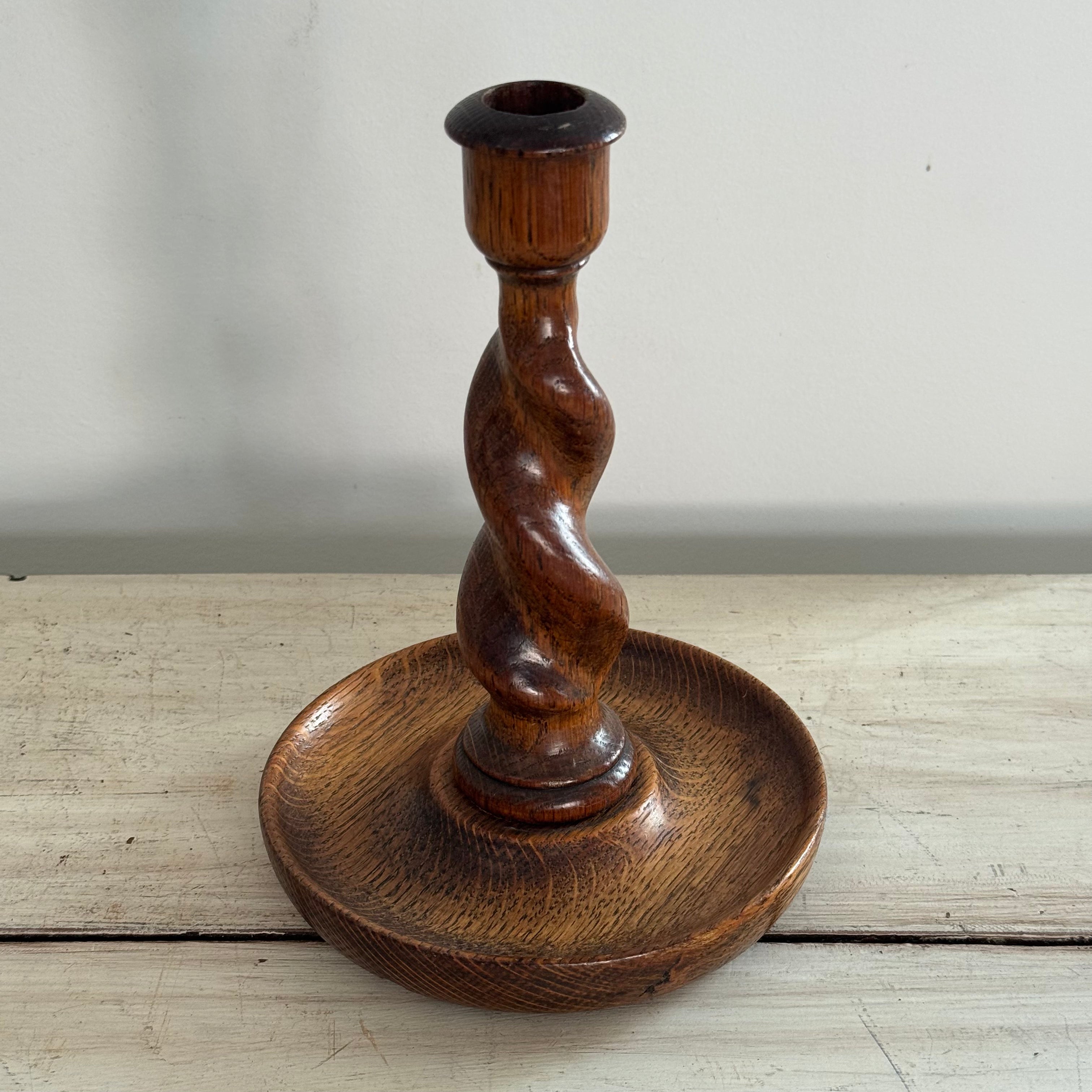 English Barley Twist Candlestick